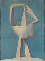 1929 Nude Standing by the Sea